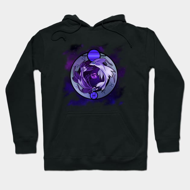 Zodiac Dragons: Pisces Hoodie by FennecSilvestre